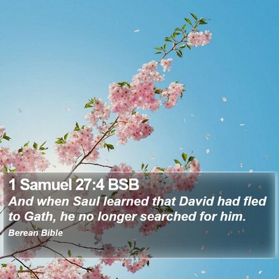 1 Samuel 27:4 BSB Bible Verse Image