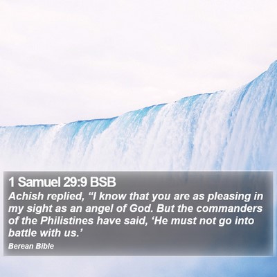1 Samuel 29:9 BSB Bible Verse Image