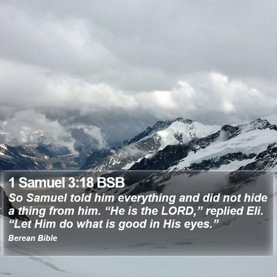 1 Samuel 3:18 BSB Bible Verse Image