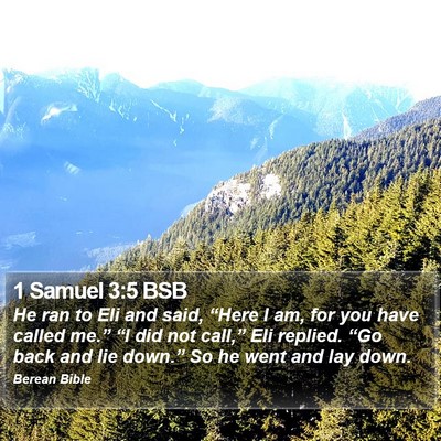 1 Samuel 3:5 BSB Bible Verse Image