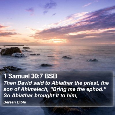 1 Samuel 30:7 BSB Bible Verse Image