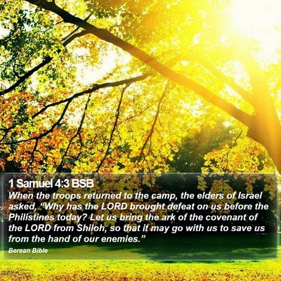 1 Samuel 4:3 BSB Bible Verse Image