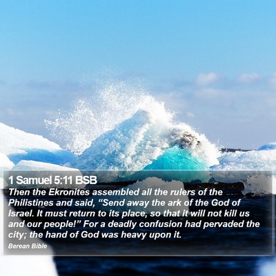 1 Samuel 5:11 BSB Bible Verse Image