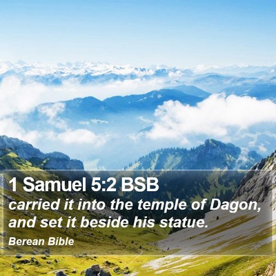 1 Samuel 5:2 BSB Bible Verse Image