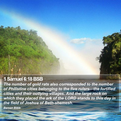 1 Samuel 6:18 BSB Bible Verse Image