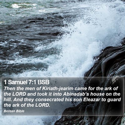 1 Samuel 7:1 BSB Bible Verse Image