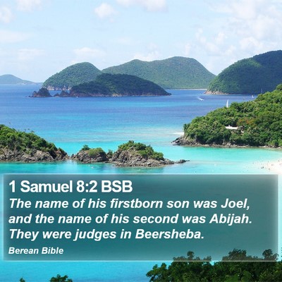 1 Samuel 8:2 BSB Bible Verse Image