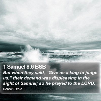 1 Samuel 8:6 BSB Bible Verse Image