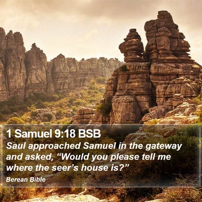 1 Samuel 9:18 BSB Bible Verse Image