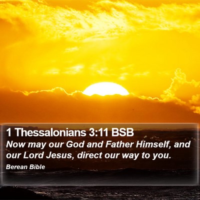 1 Thessalonians 3:11 BSB Bible Verse Image