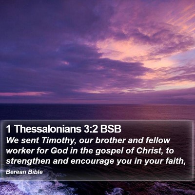 1 Thessalonians 3:2 BSB Bible Verse Image