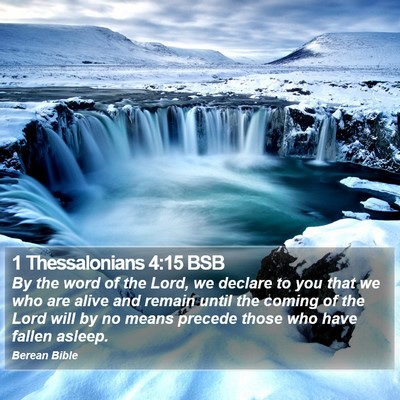 1 Thessalonians 4:15 BSB Bible Verse Image