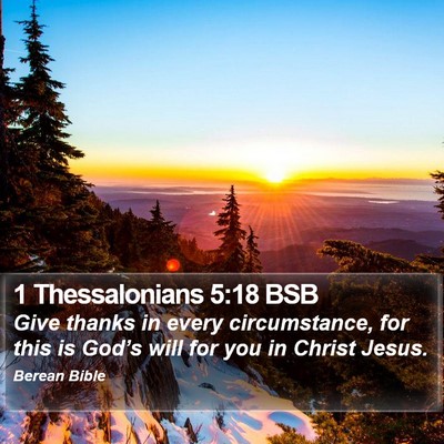 1 Thessalonians 5:18 BSB Bible Verse Image