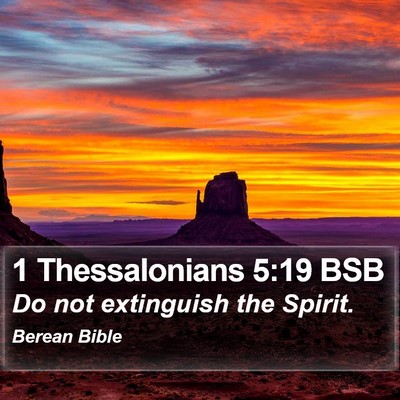 1 Thessalonians 5:19 BSB Bible Verse Image
