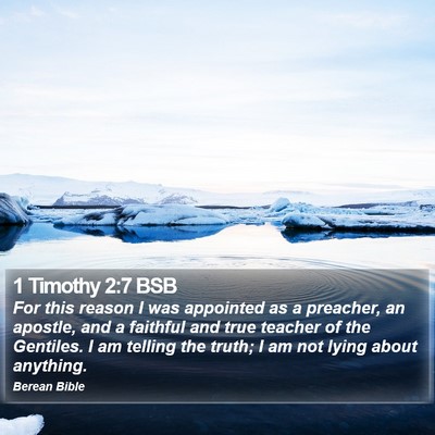 1 Timothy 2:7 BSB Bible Verse Image