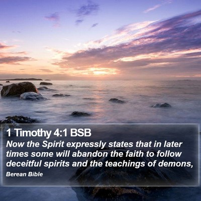 1 Timothy 4:1 BSB Bible Verse Image