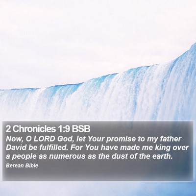 2 Chronicles 1:9 BSB Bible Verse Image