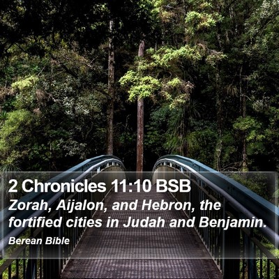 2 Chronicles 11:10 BSB Bible Verse Image