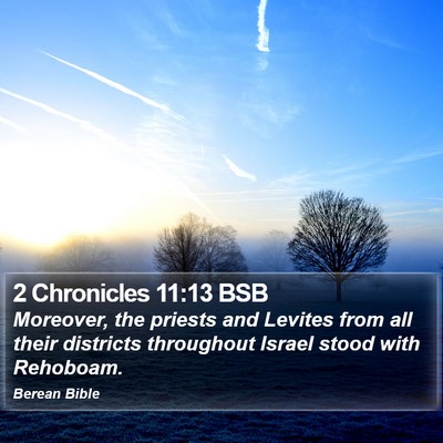 2 Chronicles 11:13 BSB Bible Verse Image