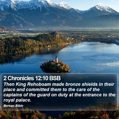 2 Chronicles 12:10 BSB Bible Verse Image