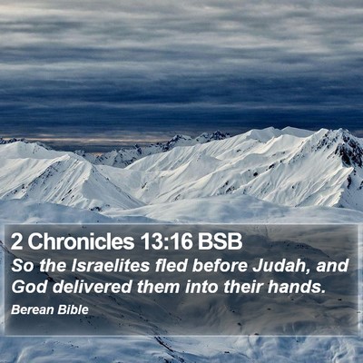 2 Chronicles 13:16 BSB Bible Verse Image