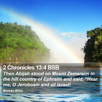 2 Chronicles 13:4 BSB Bible Verse Image