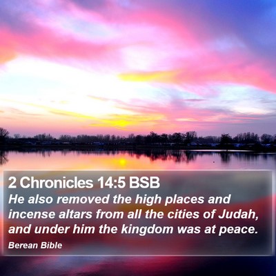 2 Chronicles 14:5 BSB Bible Verse Image