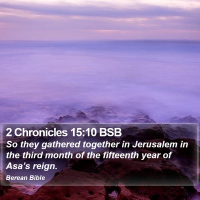 2 Chronicles 15:10 BSB Bible Verse Image