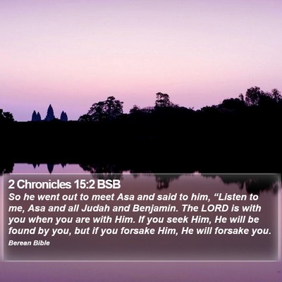 2 Chronicles 15:2 BSB Bible Verse Image