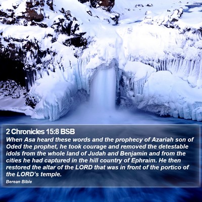 2 Chronicles 15:8 BSB Bible Verse Image