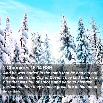 2 Chronicles 16:14 BSB Bible Verse Image