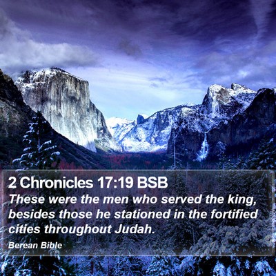 2 Chronicles 17:19 BSB Bible Verse Image