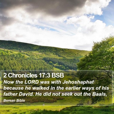 2 Chronicles 17:3 BSB Bible Verse Image