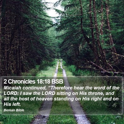 2 Chronicles 18:18 BSB Bible Verse Image