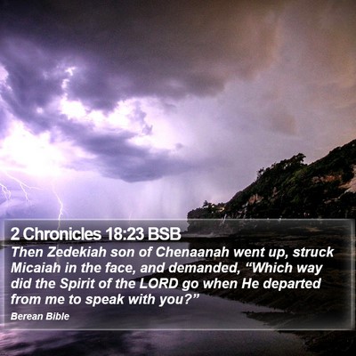 2 Chronicles 18:23 BSB Bible Verse Image