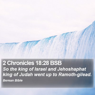 2 Chronicles 18:28 BSB Bible Verse Image
