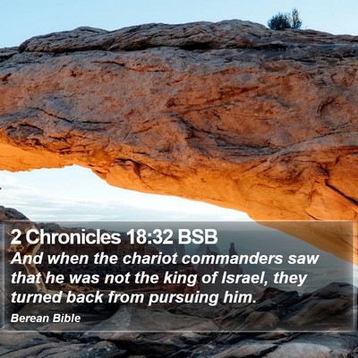 2 Chronicles 18:32 BSB Bible Verse Image
