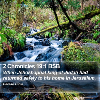 2 Chronicles 19:1 BSB Bible Verse Image