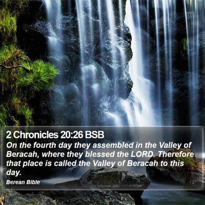 2 Chronicles 20:26 BSB Bible Verse Image
