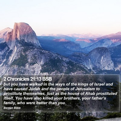 2 Chronicles 21:13 BSB Bible Verse Image