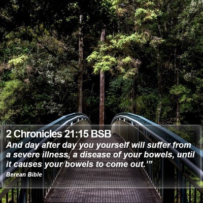 2 Chronicles 21:15 BSB Bible Verse Image