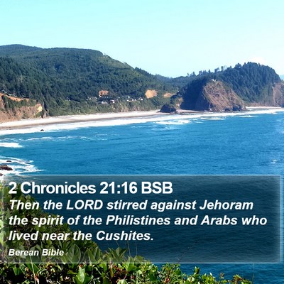 2 Chronicles 21:16 BSB Bible Verse Image