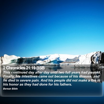 2 Chronicles 21:19 BSB Bible Verse Image