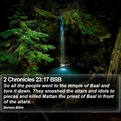 2 Chronicles 23:17 BSB Bible Verse Image