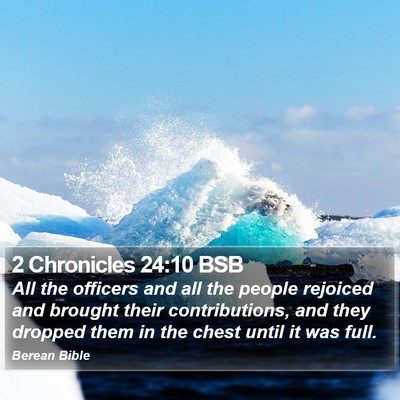 2 Chronicles 24:10 BSB Bible Verse Image