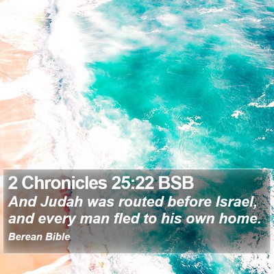 2 Chronicles 25:22 BSB Bible Verse Image