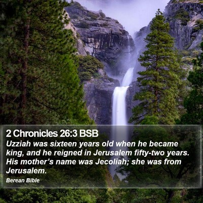 2 Chronicles 26:3 BSB Bible Verse Image