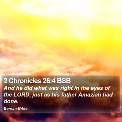 2 Chronicles 26:4 BSB Bible Verse Image