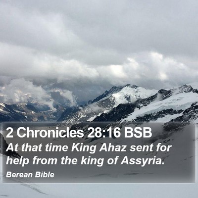 2 Chronicles 28:16 BSB Bible Verse Image