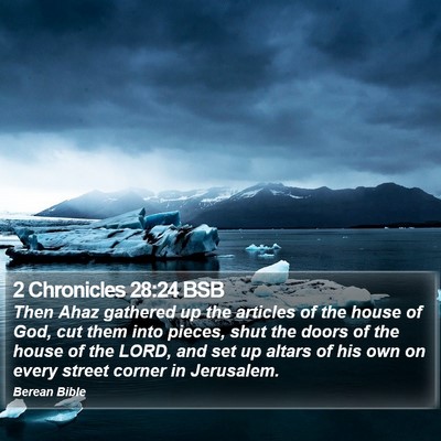 2 Chronicles 28:24 BSB Bible Verse Image